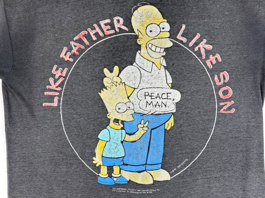 The Simpsons 'Like Father Like Son' Faded T-Shirt