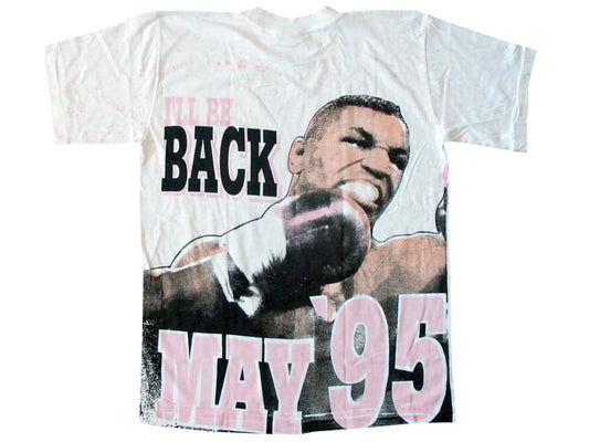 Mike Tyson 'I'll Be Back' May 1995 T-Shirt