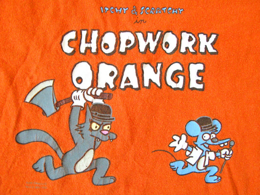 The Simpsons Itchy & Scratchy A Clockwork Orange T-Shirt