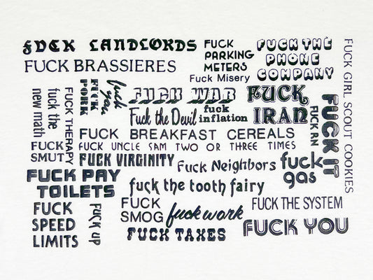 Fuck Everything Ringer T-Shirt