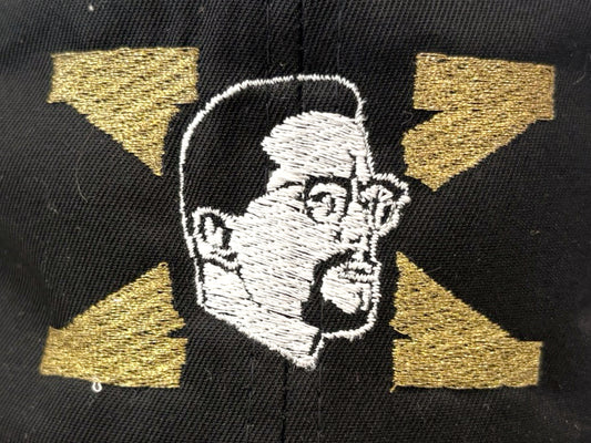 Malcolm X Embroidered Snapback Hat