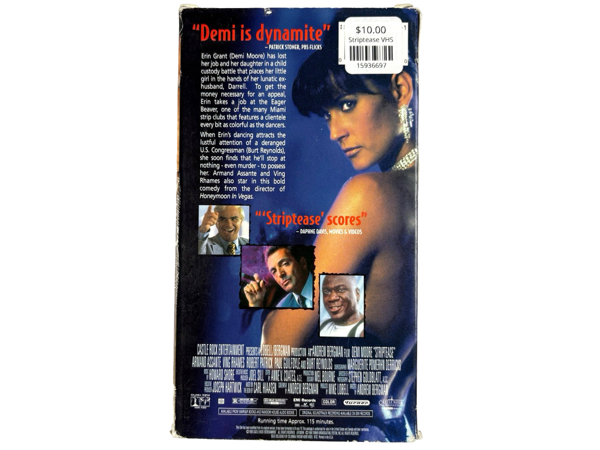 Striptease VHS