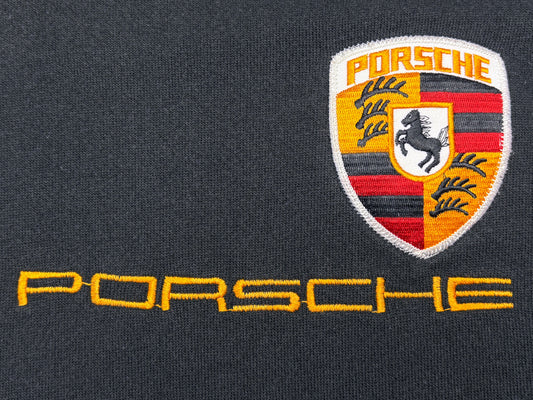 Porsche Embroidered Black Sweatshirt