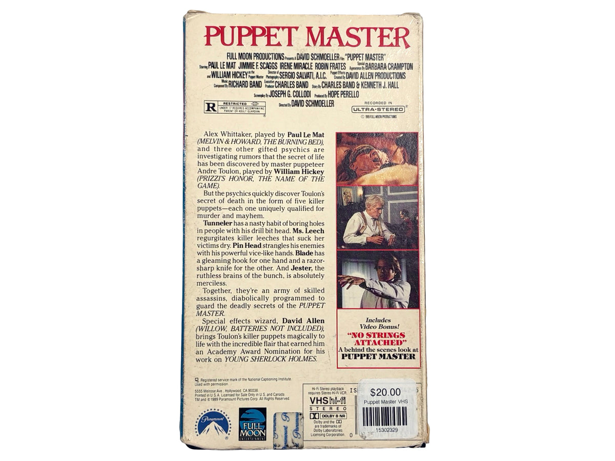 Puppet Master VHS