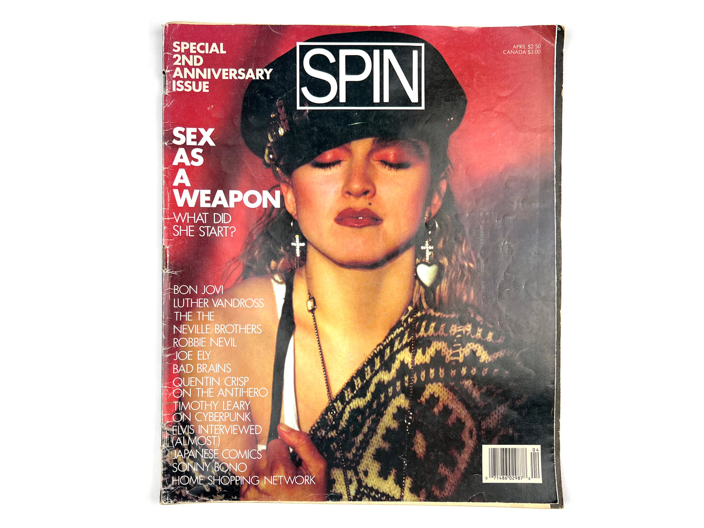 Madonna Spin Magazine April 1987