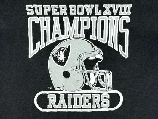 Raiders Super Bowl XVIII Champions T-Shirt