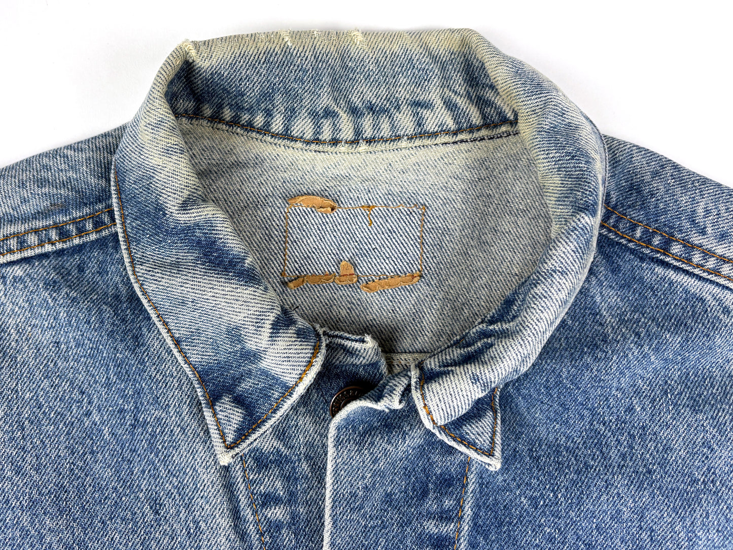 Levi's Jean Jacket w/ Harley-Davidson Motorcycle Patch