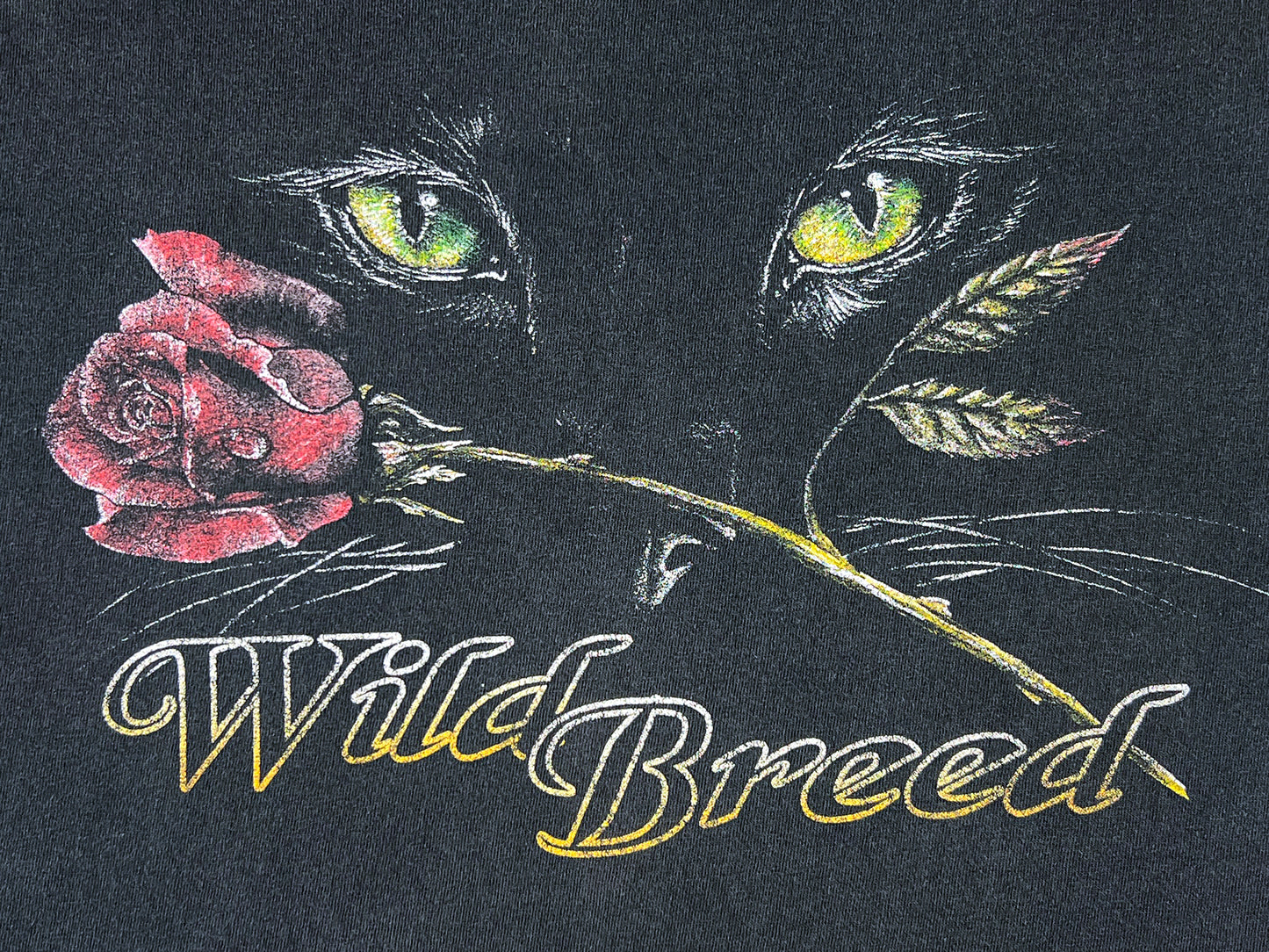 Wild Breed Cat & Rose T-Shirt