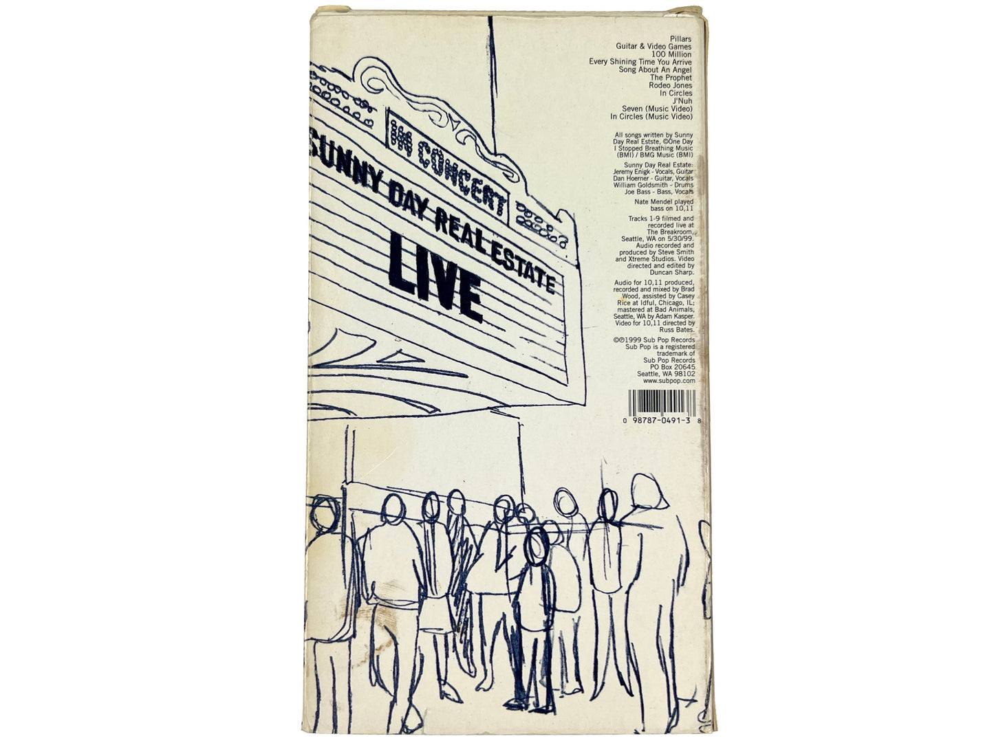 Sunny Day Real Estate Live VHS