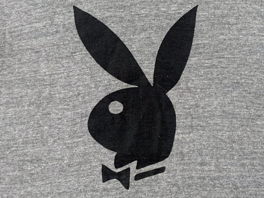 Playboy Bunny Head Grey T-Shirt