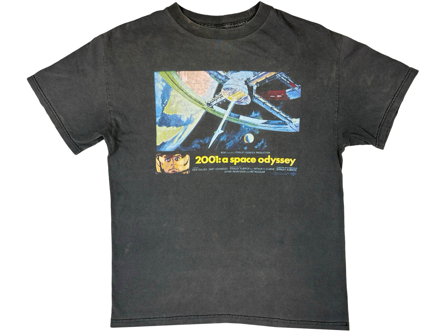 Vintage 2001: A Space Odyssey Movie Black T-Shirt