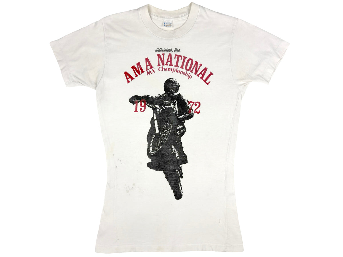 Vintage AMA Nationals 1972 T-Shirt American Motorcycle Association Liesuretech 70s Moto Bike Biker Race Racing 