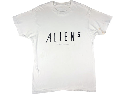 Vintage Alien 3 White T-Shirt Horror Sc-Fi Science Fiction Movie 90s David Fincher