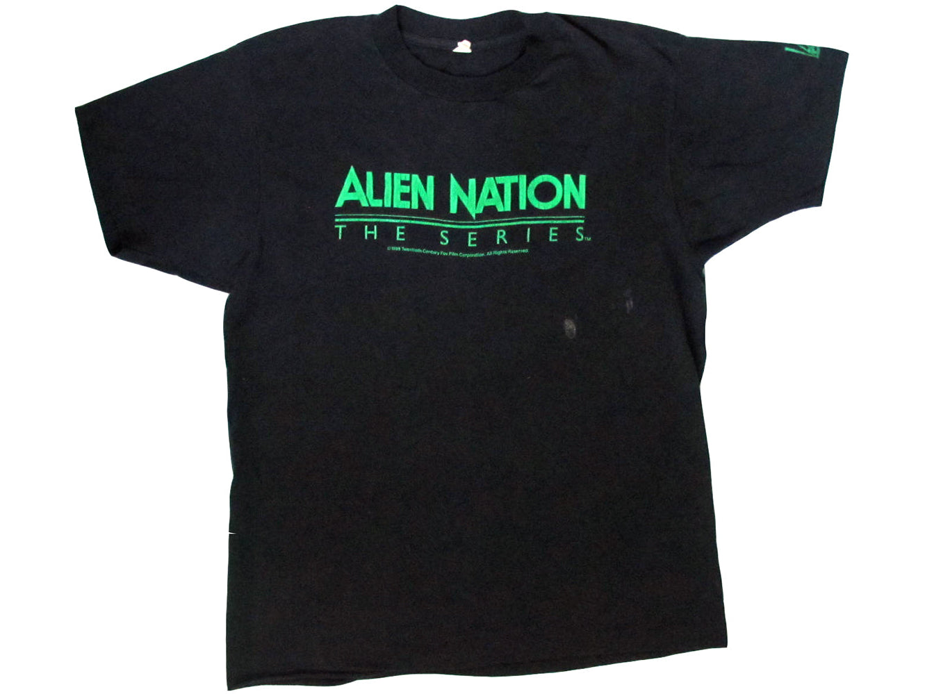 Vintage Alien Nation TV Show black T-Shirt Sci-Fi Science Fiction 80s TV Show