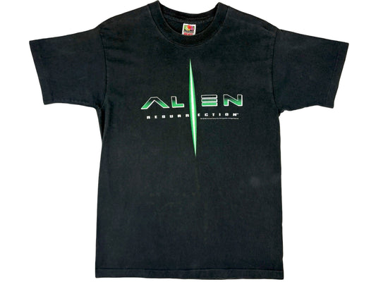 Vintage Alien Resurrection Black T-Shirt 90s Sci-Fi Science Fiction Movie Ripley 