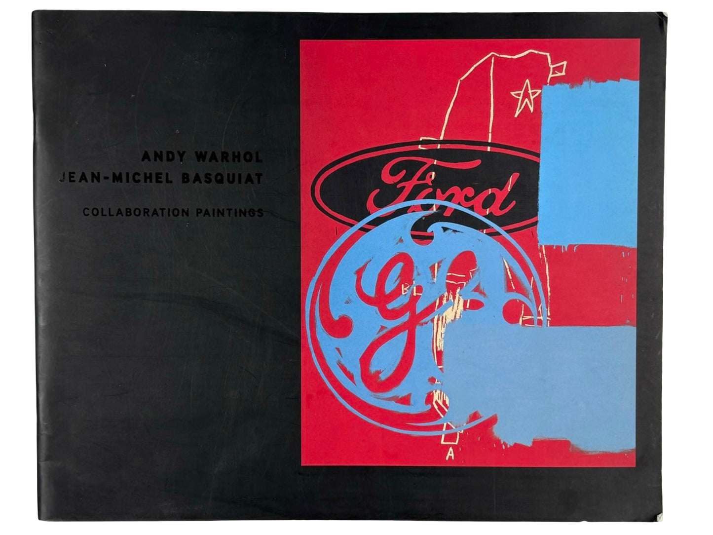 Vintage Andy Warhol and Jean-Michel Basquiat Collaboration Paintings Gagosian Book 2002 y2k 