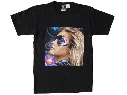 Vintage Batman & Robin Alicia Silverstone Black Photo T-Shirt Movie 90s Batgirl Comic Book DC Comics