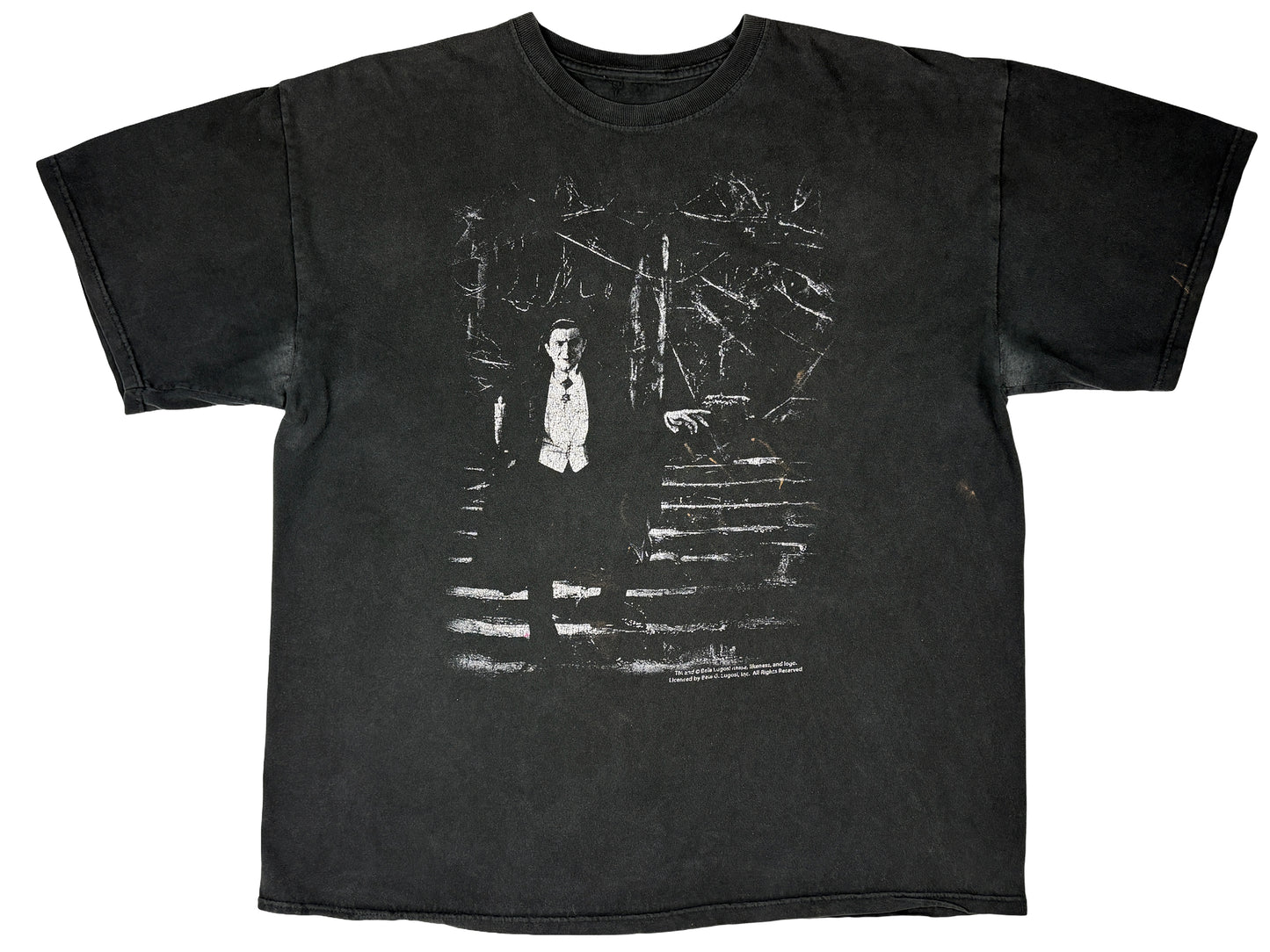 Vintage Bela Lugosi Black T-Shirt Dracula Vampire 90s y2k Horror