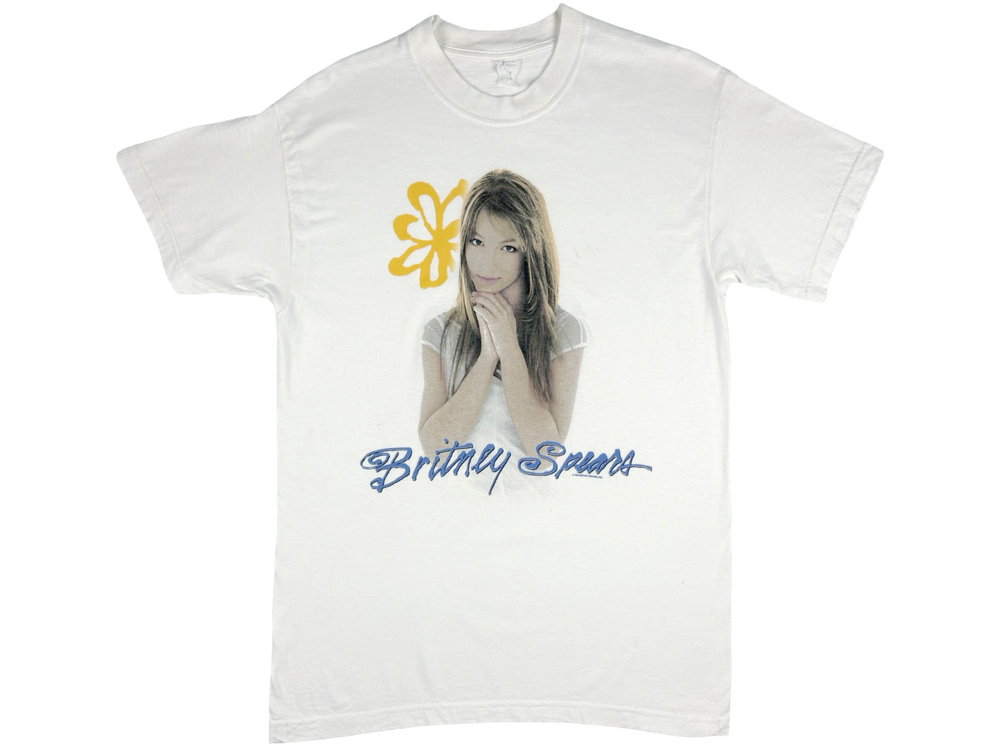 Vintage Britney Spears White T-Shirt 90s y2k Pop Star