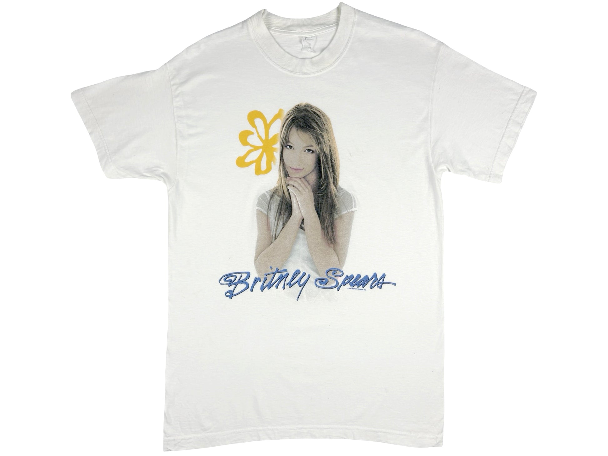 Vintage Britney Spears White T-Shirt 90s y2k Pop Star