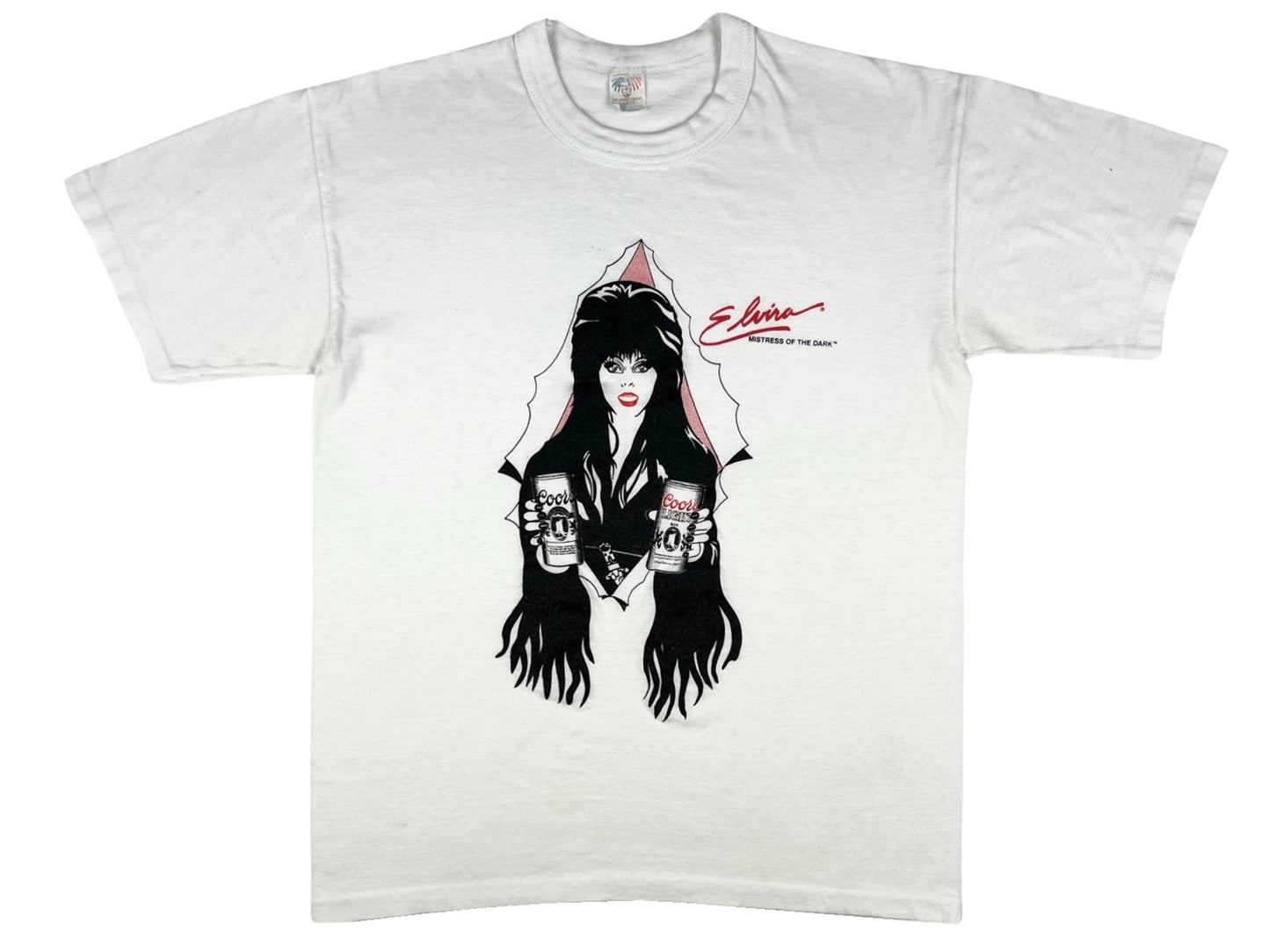 Vintage Elvira Mistress of the Dark Coors T-Shirt