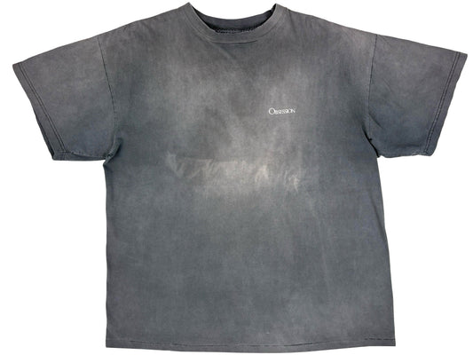 Vintage Calvin Klein Obsession Faded T-Shirt Designer Fragrance 90s y2k CK