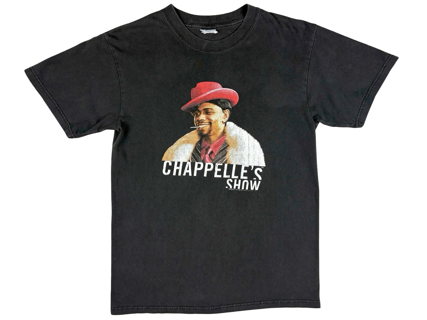 Vintage Chappelle's Show Silky Johnson T-Shirt TV Show Dave Neal Brennan Comedy Central y2k 
