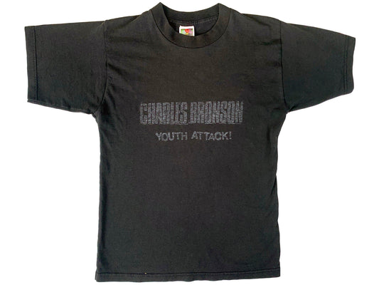 Vintage Charles Bronson Youth Attack T-Shirt Screamo Grindcore 90s