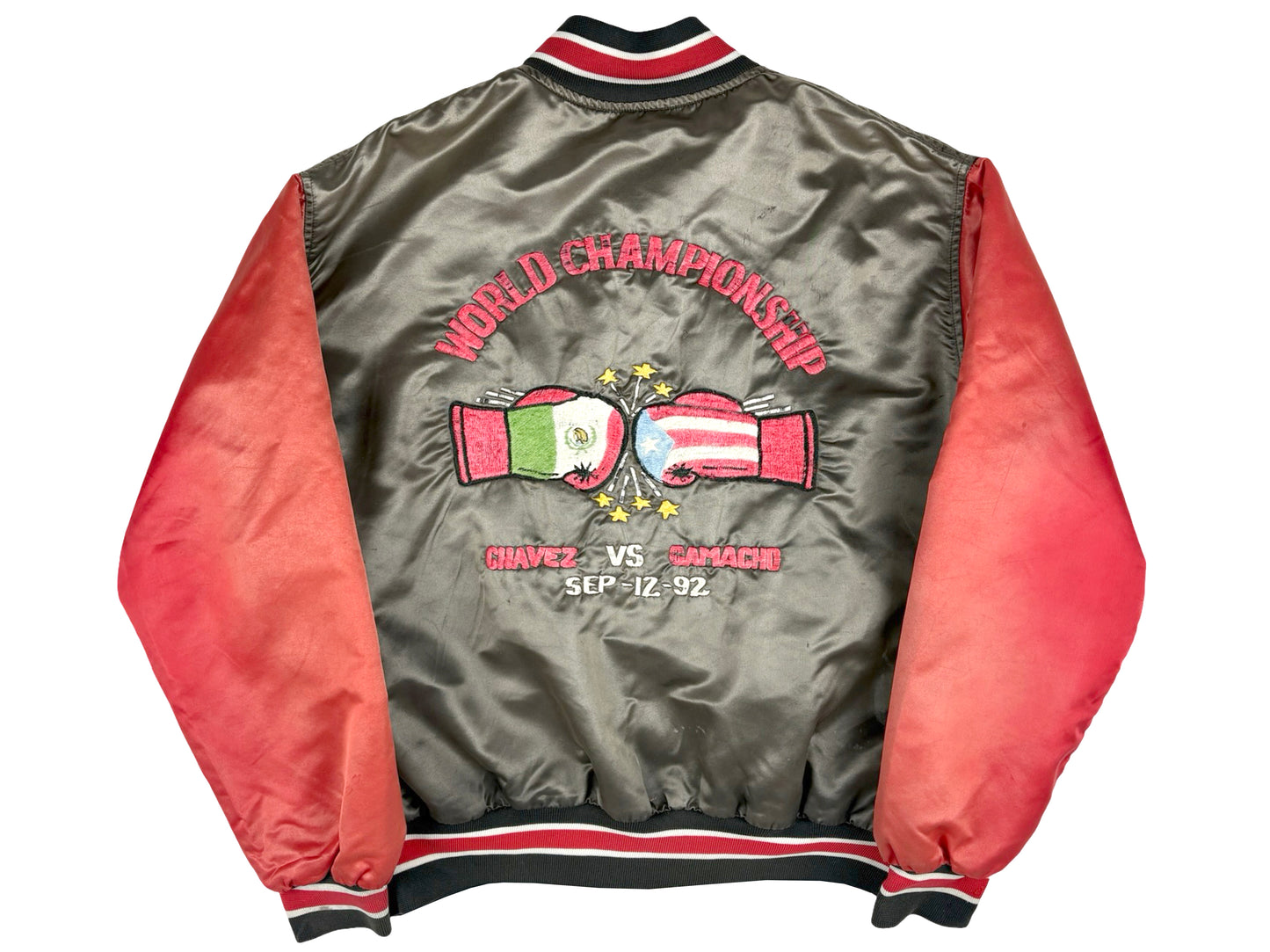 Vintage Julio Cesar Chavez vs hector Camacho Boxing World Championship 1992 Jacket 90s