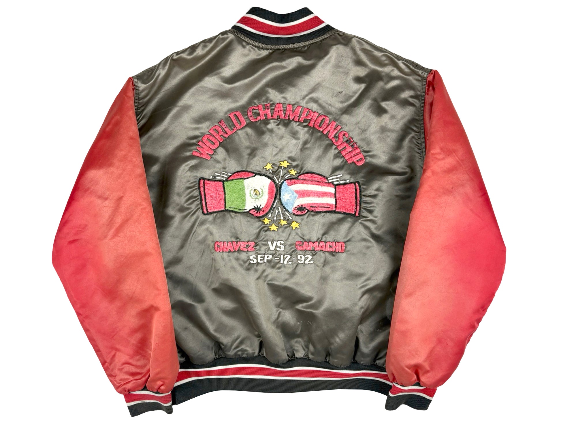 Vintage Julio Cesar Chavez vs hector Camacho Boxing World Championship 1992 Jacket 90s