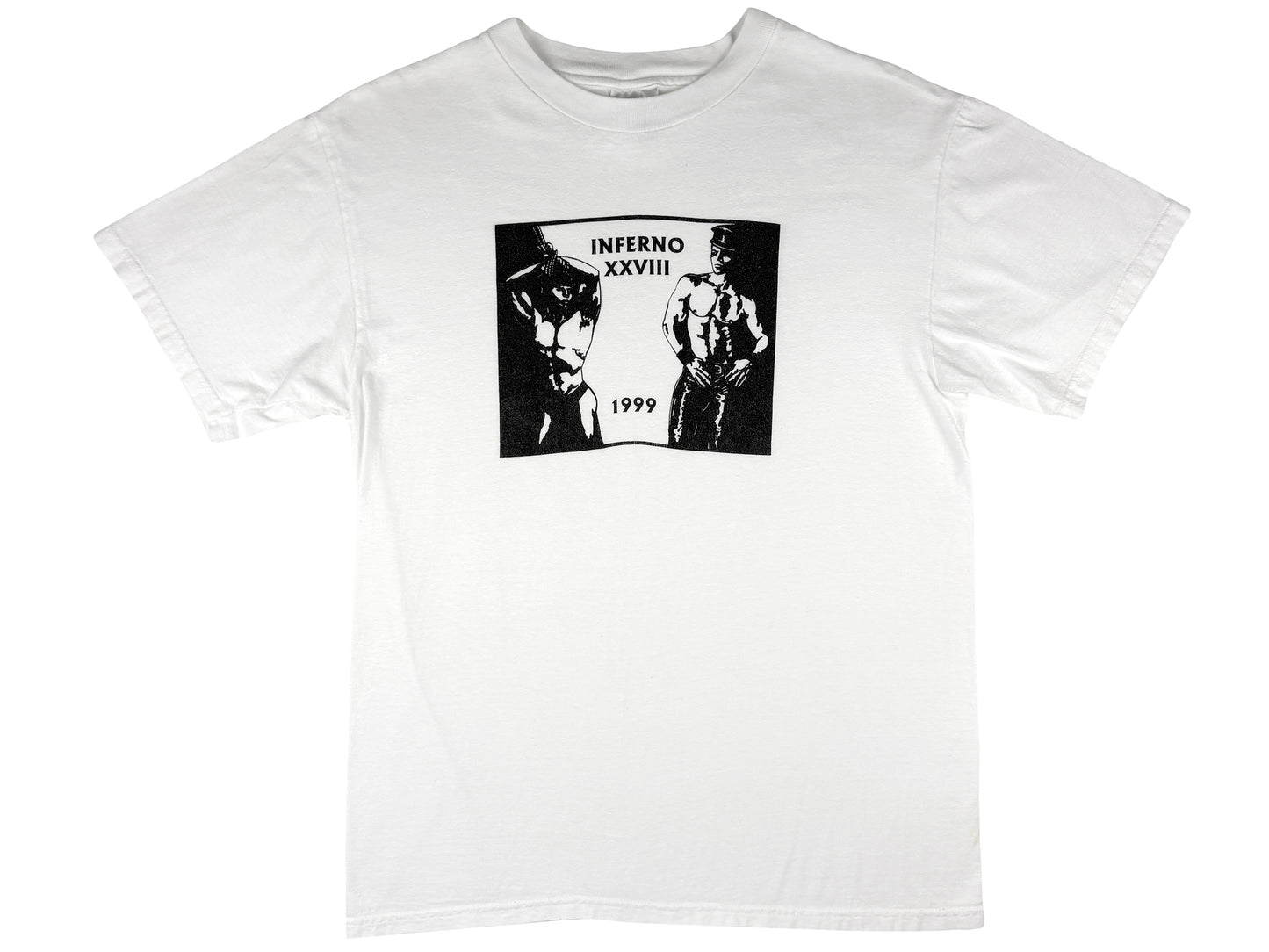 Vintage Chicago Hellfire Club Inferno XXVIII 1999 T-Shirt Gay 