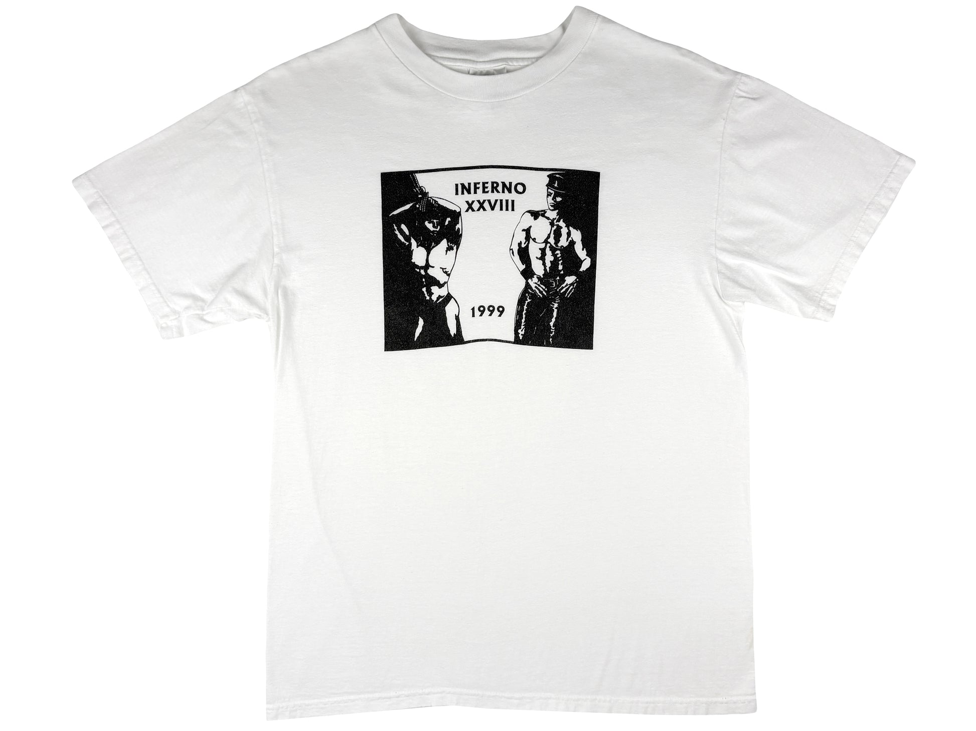 Vintage Chicago Hellfire Club Inferno XXVIII 1999 T-Shirt Gay 
