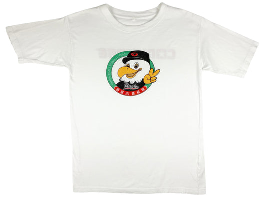 Vintage China Times Eagles Baseball Team x Converse White T-Shirt