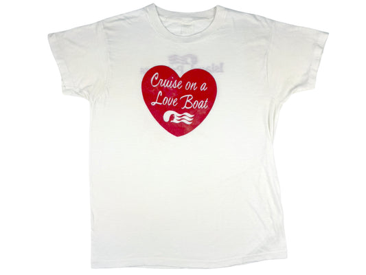 Vintage Cruise On A Love Boat Island Princess White T-Shirt
