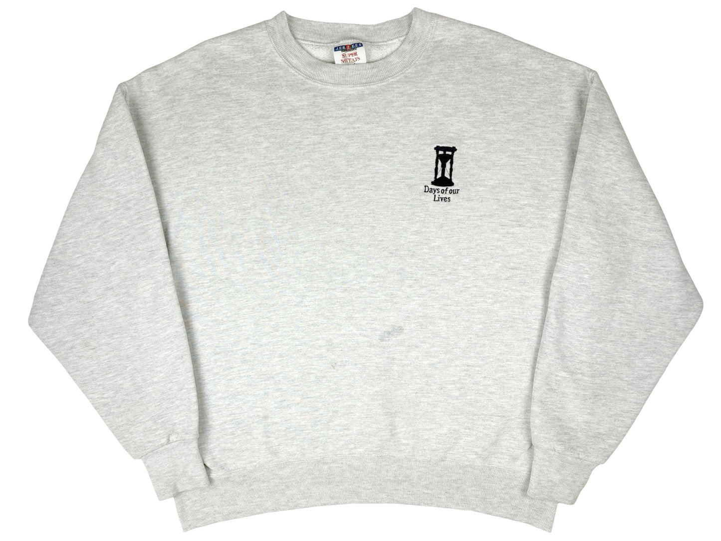 Vintage Days Of Our Lives Embroidered Grey Sweatshirt TV Show Soap Opera 80s 90s