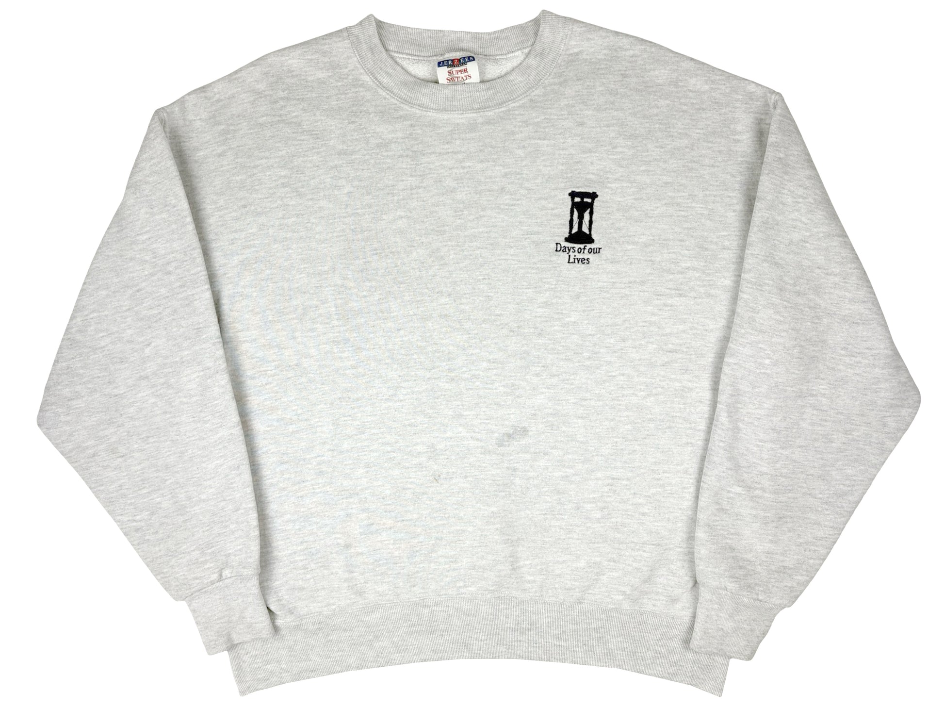 Vintage Days Of Our Lives Embroidered Grey Sweatshirt TV Show Soap Opera 80s 90s