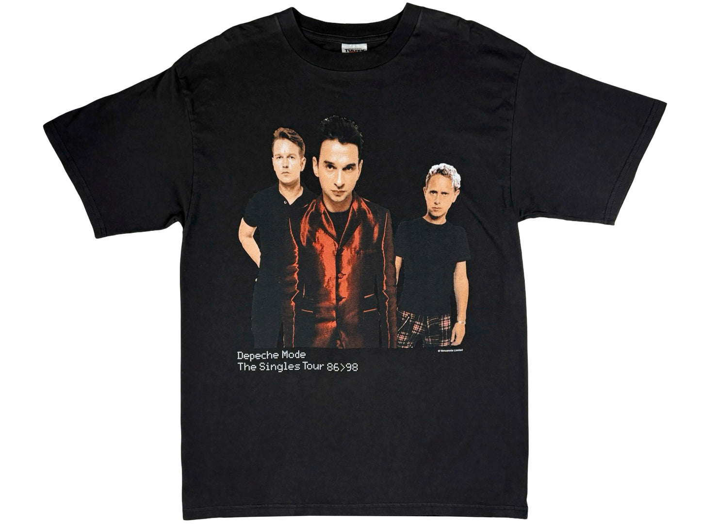 Vintage Depeche Mode 'The Singles Tour' Black T-Shirt 90s Greatest Hits Band Tee