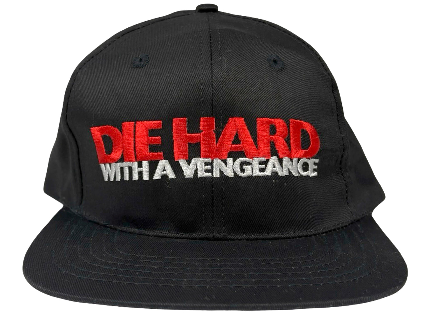 Vintage Die Hard With A Vengeance MovieEmbroidered Black  Hat 90s