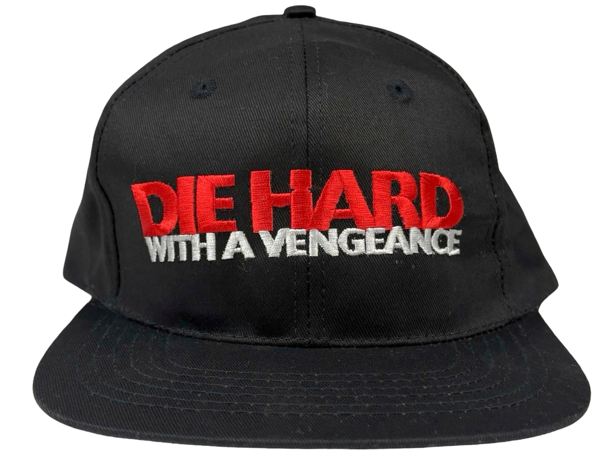 Vintage Die Hard With A Vengeance MovieEmbroidered Black  Hat 90s
