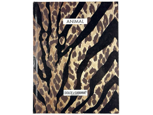 Vintage Dolce & Gabbana 'Animal' Book 90s Photo Designer y2k