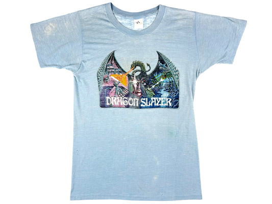 Vintage Dragon Slayer Odysey2 Board & Video Game T-Shirt Magnavox Dungeons Dragons 