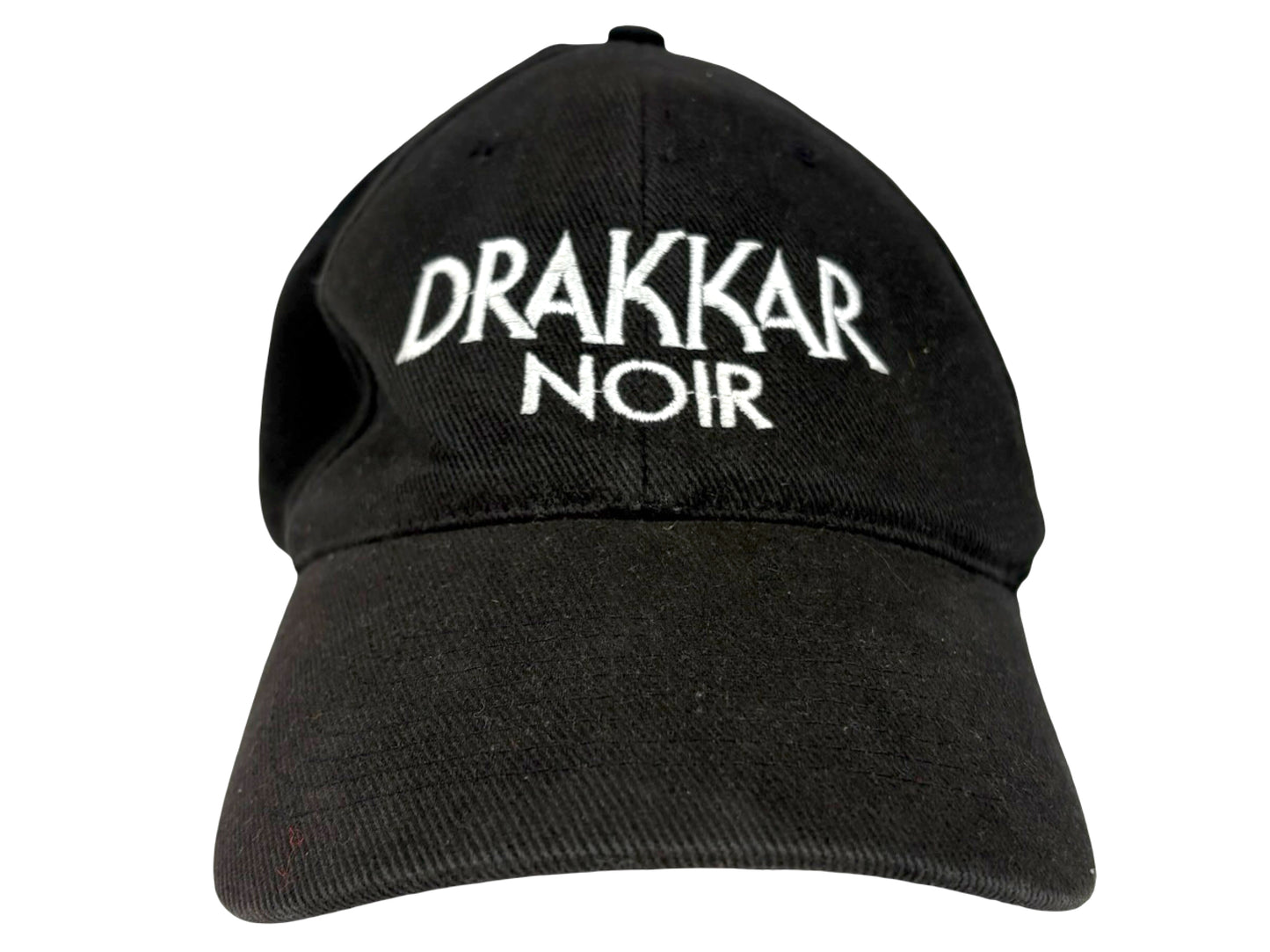 Vintage Drakkar Noir x Dale Earnhardt Jr Black Hat Fragrance Nascar Car Auto 90s y2k