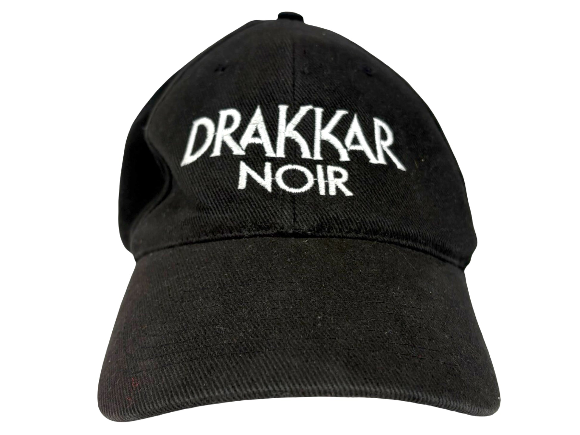 Vintage Drakkar Noir x Dale Earnhardt Jr Black Hat Fragrance Nascar Car Auto 90s y2k