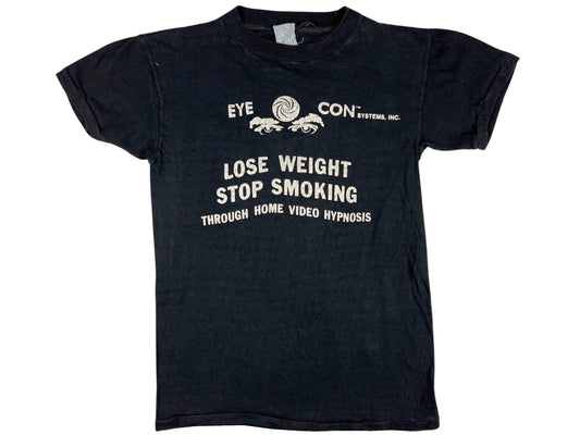 Vintage Eye Con Home Video Hypnosis Black T-Shirt