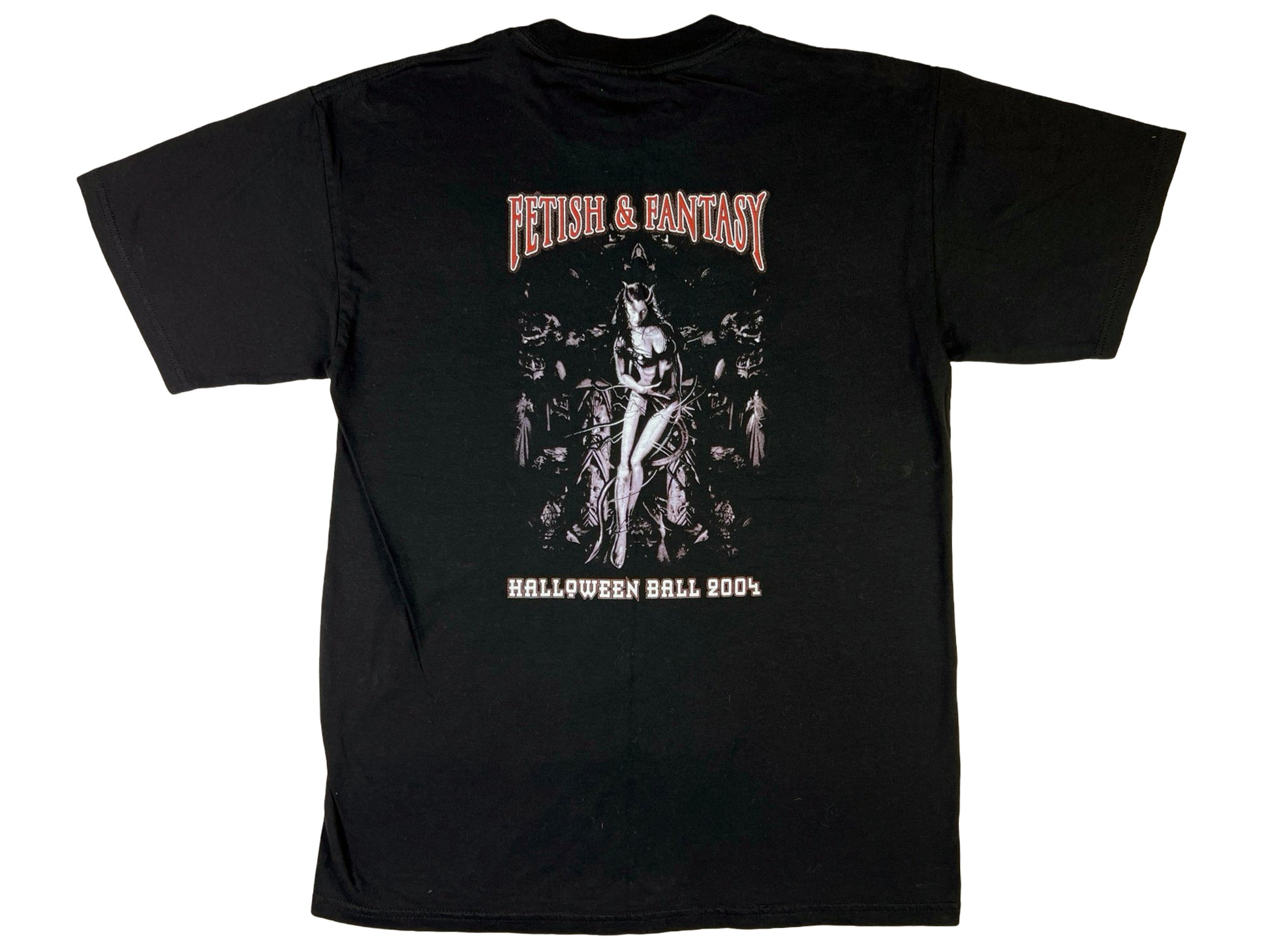 Vintage Fetish & Fantasy Halloween Ball 2004 Black T-Shirt