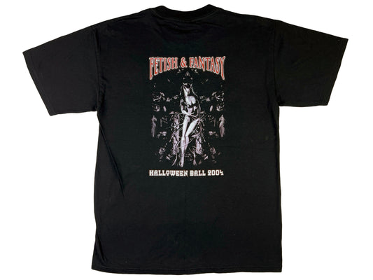Vintage Fetish & Fantasy Halloween Ball 2004 Black T-Shirt