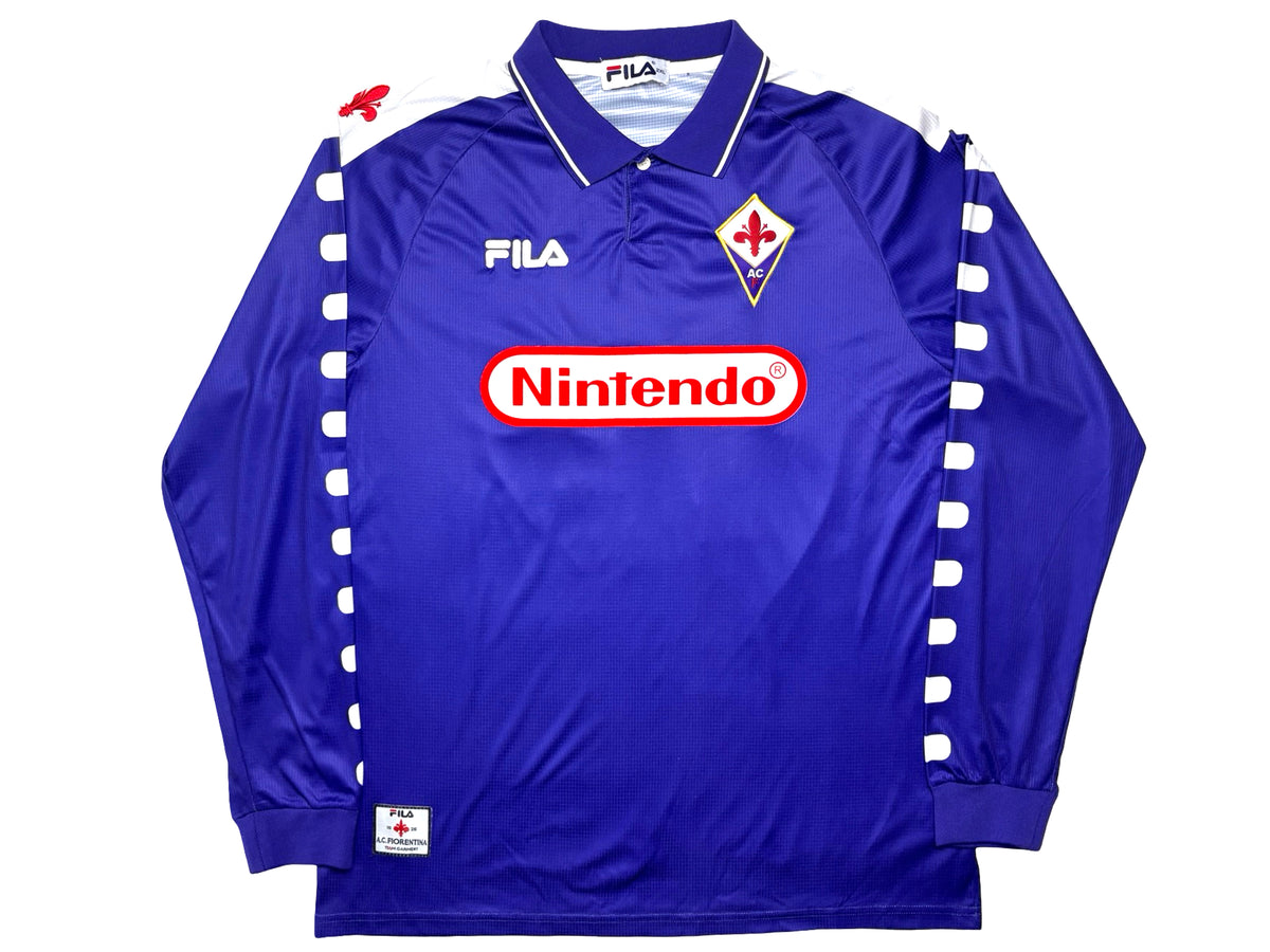 Vintage Fila ACF Fiorentina Nintendo Goalie Replica Jersey Soccer Football 90s NES Video Game Console 80s Italy Italian