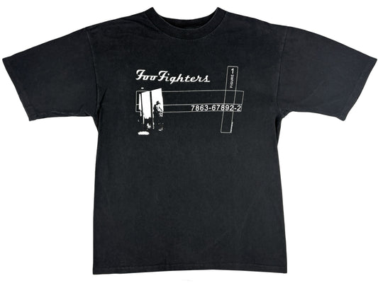 Vintage Foo Fighters 2000 Tour Black T-Shirt y2k 90s Rock & Roll band Dave Grohl Nirvana