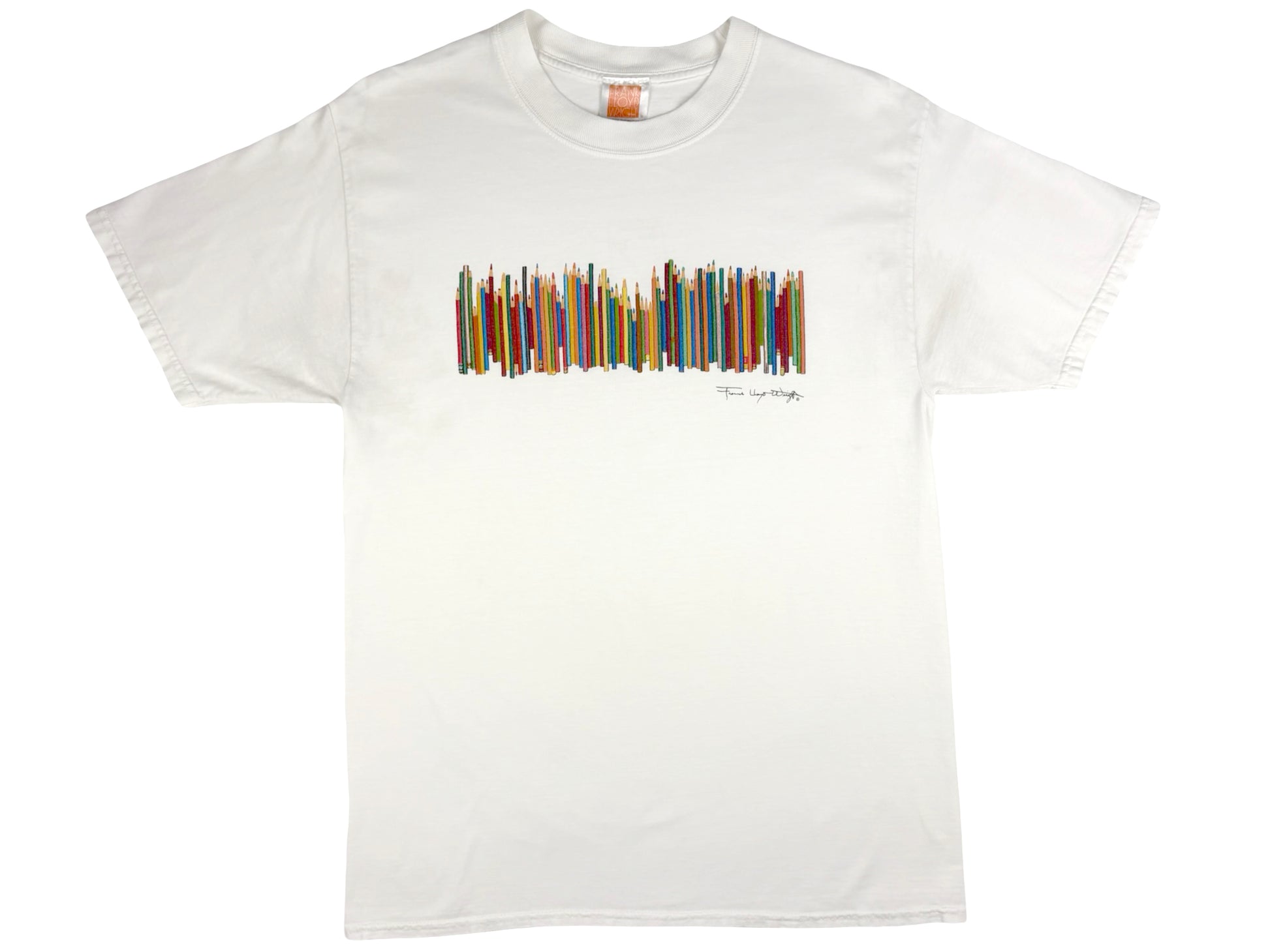 Vintage Frank Lloyd Wright Colored Pencils T-Shirt FLW Architect Architecture Design 90s
