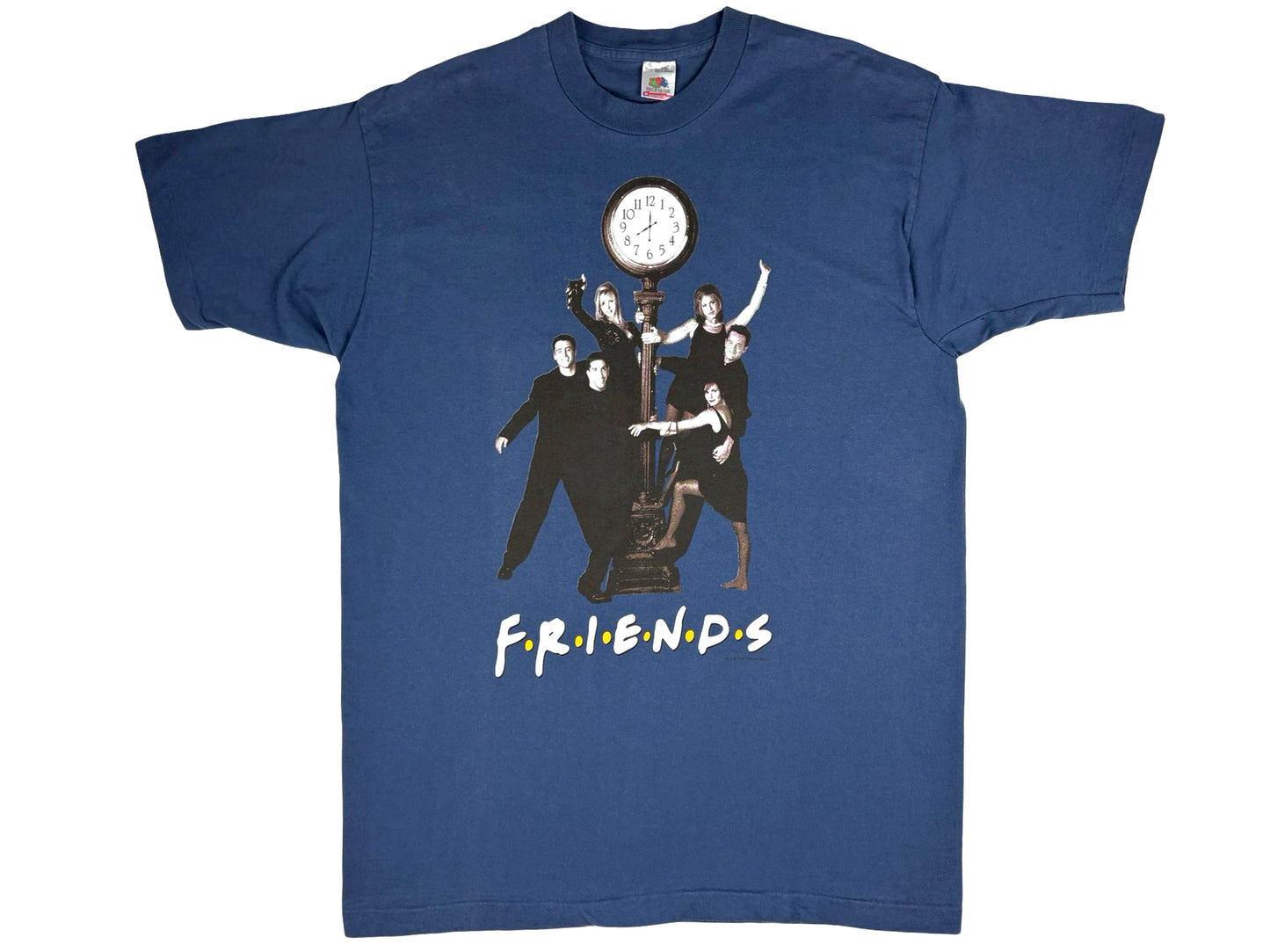 Vintage Friends TV Show Blue T-Shirt 90s NBC Comedy 